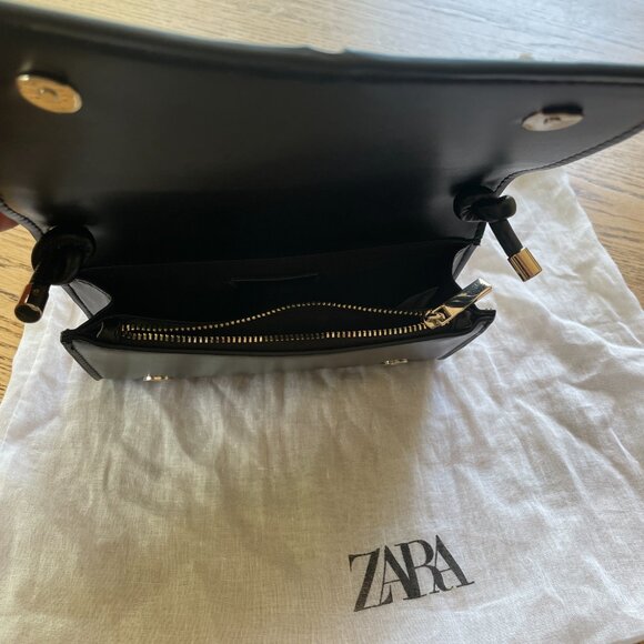 Zara KNOTTED STRAP CROSSBODY BAG - Picture 7 of 11